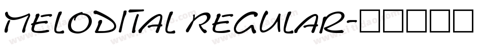 MelodItal Regular字体转换